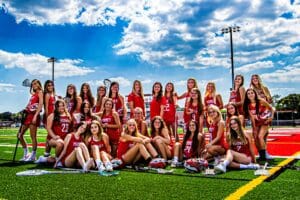 Group of Lacrosse girl team