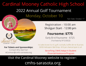 2022 Annual Golf Tournament on October 10th