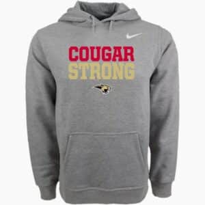 Cougar Strong with Logo and Nike Logo sweatshirt